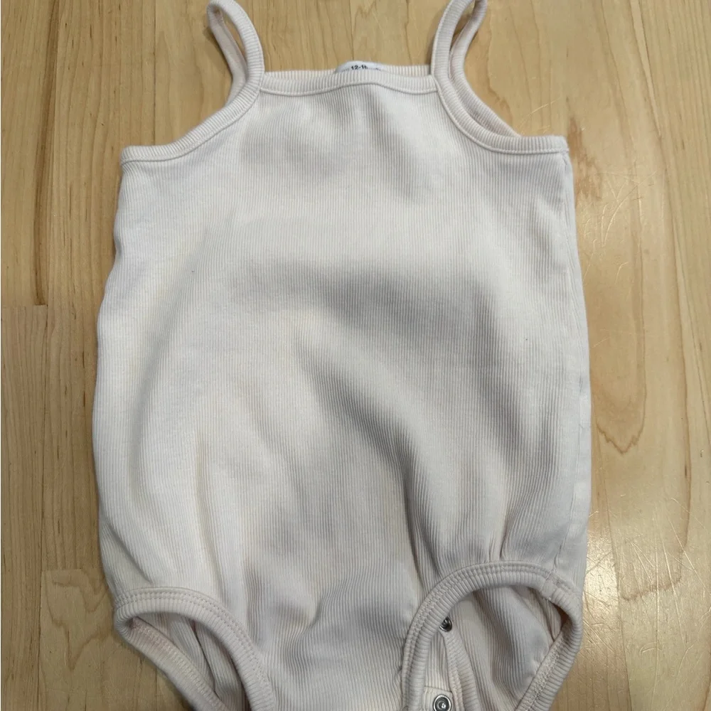 Zara Baby Set - White, Green, and Floral